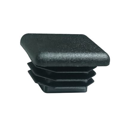 Black Plastic End Cap 1X1 Tube